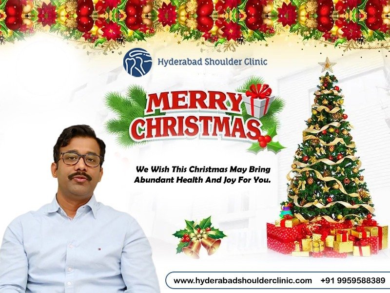 Dr Chandra Sekhar Wishing You Happy Christmas, Hyderabad Shoulder Clinic